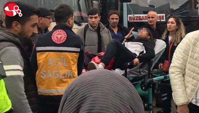 Dolmuş, lise öğrencisine çarptı