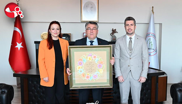 Rektör Özölçer’den Gümüş ve Yıldırım’a teşekkür