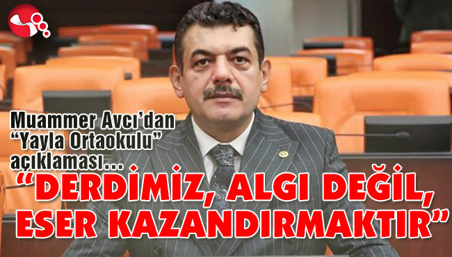 “DERDİMİZ, ALGI DEĞİL, ESER KAZANDIRMAKTIR”