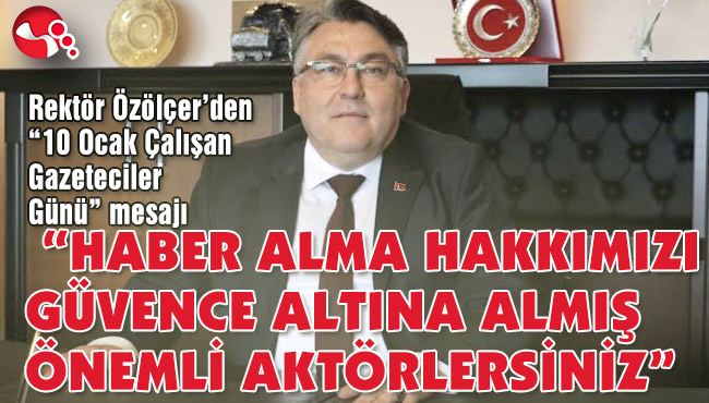 “HABER ALMA HAKKIMIZI GÜVENCE ALTINA ALMIŞ ÖNEMLİ AKTÖRLERSİNİZ”