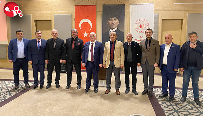 Zonguldak Valiliği'nin düzenlediği yemekte bir araya geldiler…