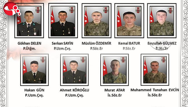 Pençe-Kilit Harekâtı bölgesinde 9 şehit var!