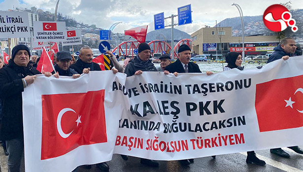 Şehitlere saygı yürüyüşü!..