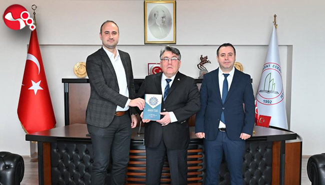 İnsan ve Toplum Bilimleri Fakültesi Tarih Bölümünden Rektör Özölçer’e ziyaret