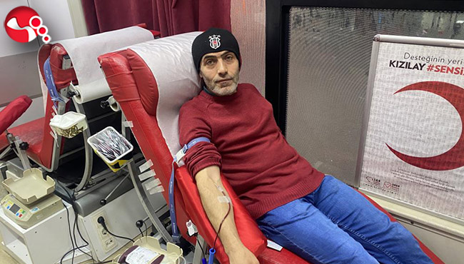 Kan bağışına destek!..