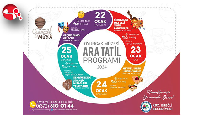 Oyuncak Müzesinde ara tatilde sürprizler sürprizler!...