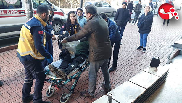 Fenalaşarak yere yığıldı!..