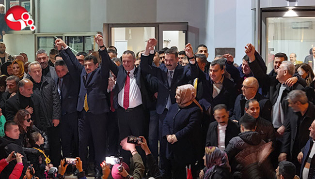 Cumhur İttifakı'nın adayı Ömer Selim Alan'a coşkulu karşılama