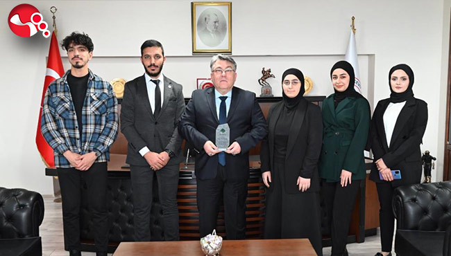 Rektör Özölçer, Iraklı öğrencileri ağırladı