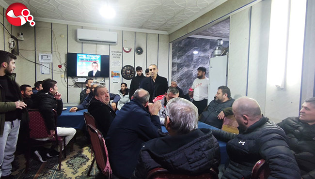 Muhtar Adayı İsmail Deniz’e büyük ilgi…