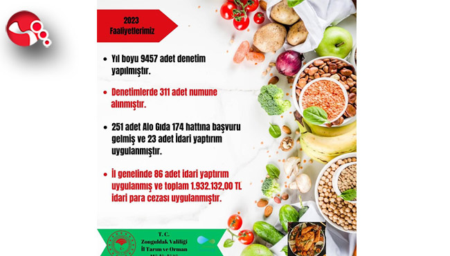 2023 yılında 9 bin 457 denetim yapıldı