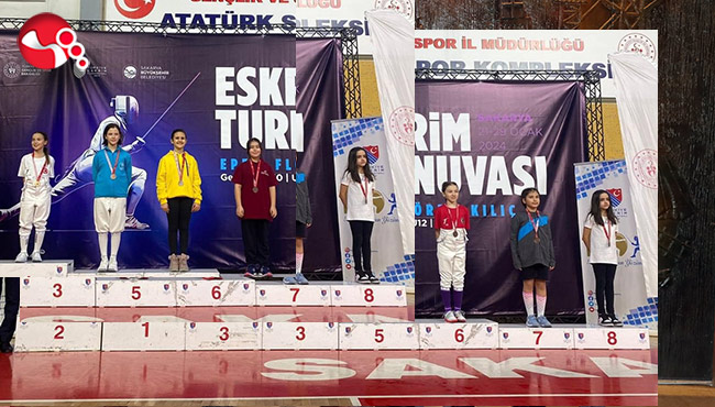 Kdz. Ereğli Eskrim Spor madalyalarla döndü...