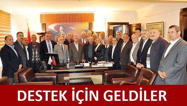 MUHTARLARDAN POSBIYIK'A NEZAKET ZİYARETİ