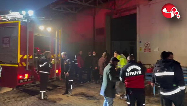 Fabrikada yangın!...