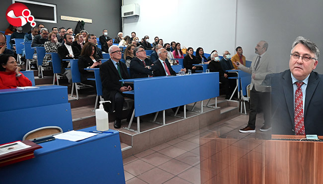 Rektör Özölçer, Fen Fakültesinin Akademik Genel Kurul Toplantısında konuştu…