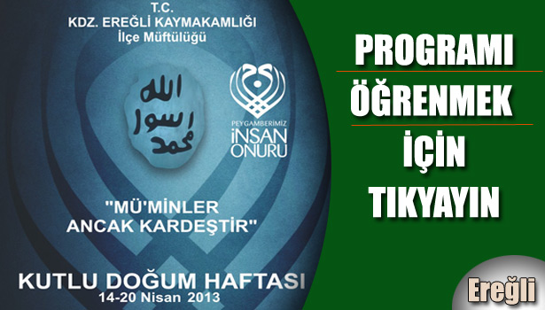 KUTLU DOĞUM HAFTASI PROGRAMI
