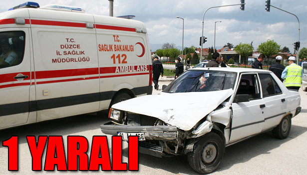 KAMYONETLE OTOMOBİL ÇARPIŞTI