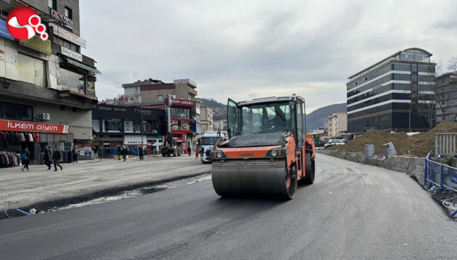 Asfaltlama başladı