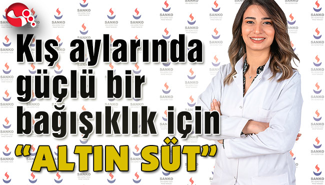 Kış aylarında güçlü bir bağışıklık için “ALTIN SÜT”