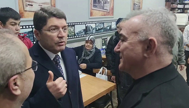 Bakan Yılmaz Tunç, İYİ Parti’nin adayı Murat Sesli’yi dinledi