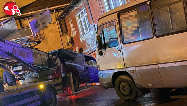 Kayan cip evin önüne düştü!