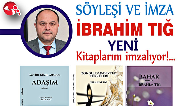 Yeni kitaplarını tanıtacak…