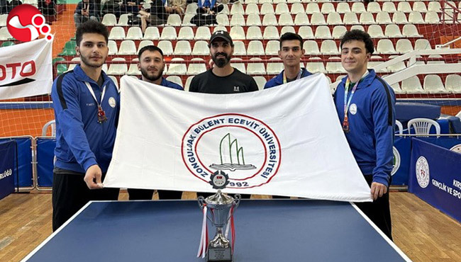 ZBEÜ’den masa tenisinde büyük başarı