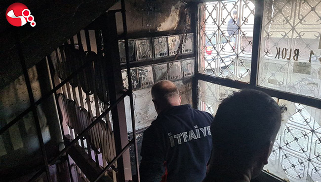 Apartman Sakinleri korkulu dakikalar yaşadı!