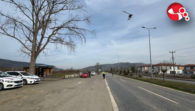 Denetimlere Cayrokopter ile destek...