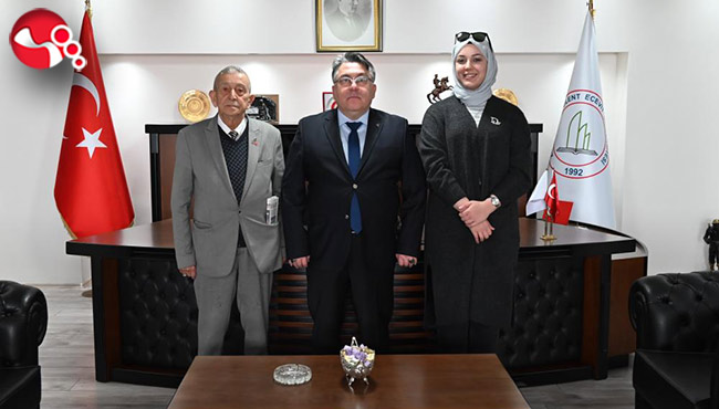 Huzurevi sakinlerinden Rektör Özölçer’e ziyaret