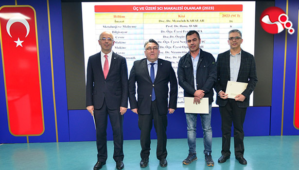 Rektör Özölçer'in katılımıyla yapıldı