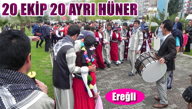 EREĞLİ'DE TÜRK HALK OYUNLARI YARIŞMALARI