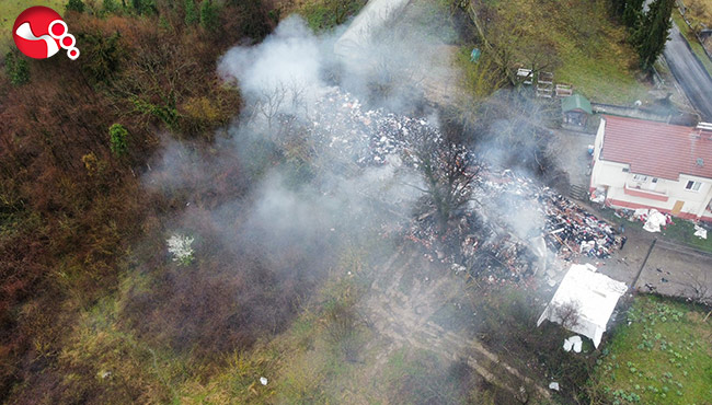 Yangın 14 saat sonra söndürüldü
