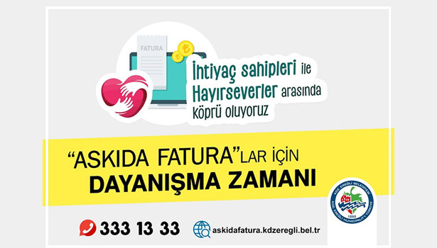 Askıda fatura hizmete devam ediyor…