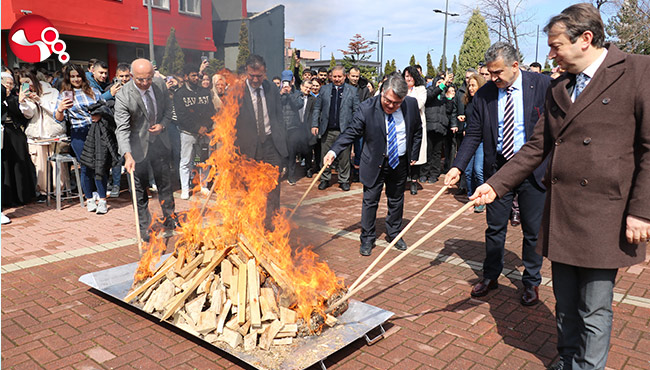 Nevruz ateşi yakıldı!...