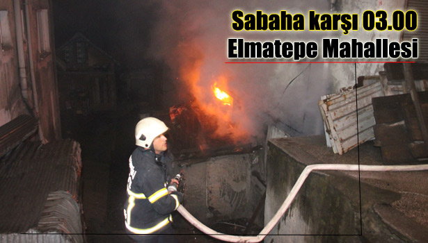 EREĞLİ'DE YANGIN PANİĞİ