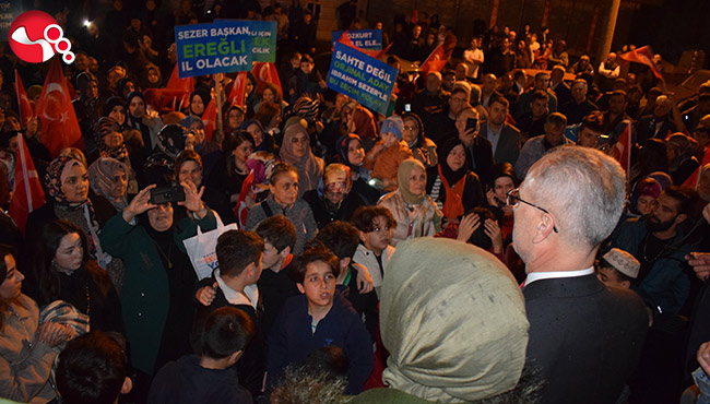 İbrahim Sezer Hatip halkıyla buluştu