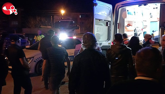 Motosikletli yayaya çarptı!...