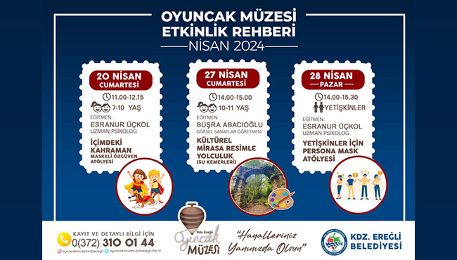 Oyuncak Müzesi Atölye Programı belli oldu...