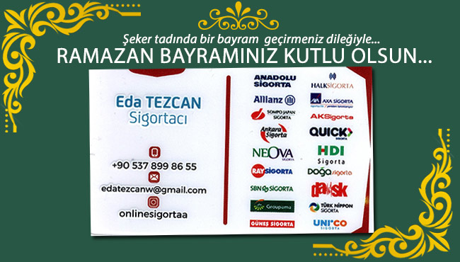 Ramazan Bayramınız Kutlu Olsun..