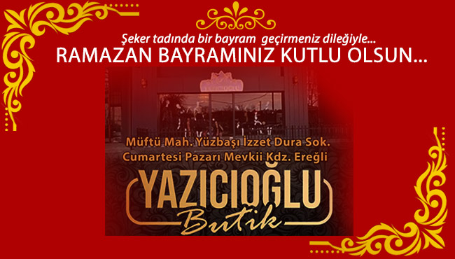 Ramazan Bayramınız Kutlu Olsun..