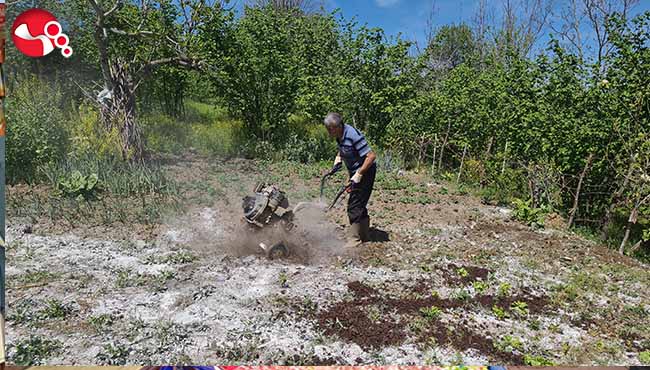 Çapa işçisinin bayram mesaisi