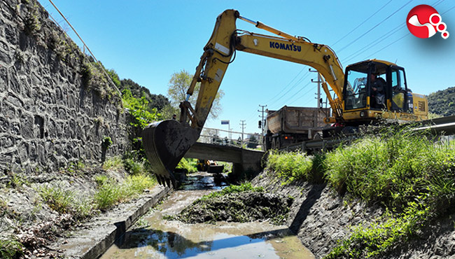 Dere yatakları temizleniyor...