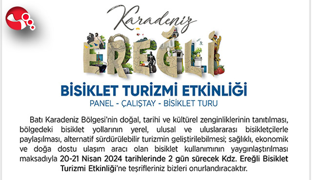 Bisiklet Turizmi Etkinliği yapılacak…