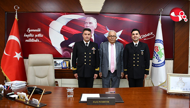 Komutanlar, Başkan Posbıyık’ ı ziyaret etti...