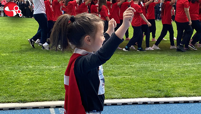 Küçük Bilge’nin coşkusu, 23 Nisan’a renk kattı