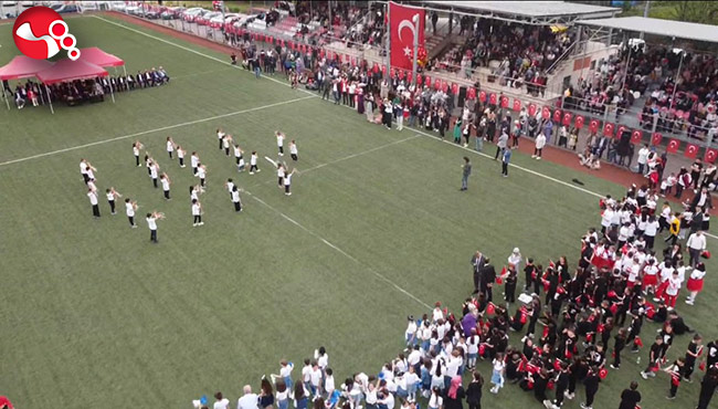 Çocuklardan görsel şölen…