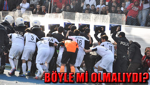 ŞAMPİYONLUK MAÇINDA OLAYLAR ÇIKTI