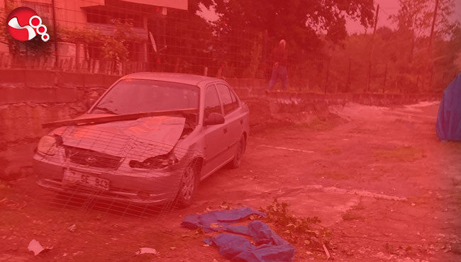 Baygınlık geçirince kaza yaptı