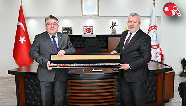 ÖSYM Başkanı Ersoy’dan Rektör Özölçer’e ziyaret